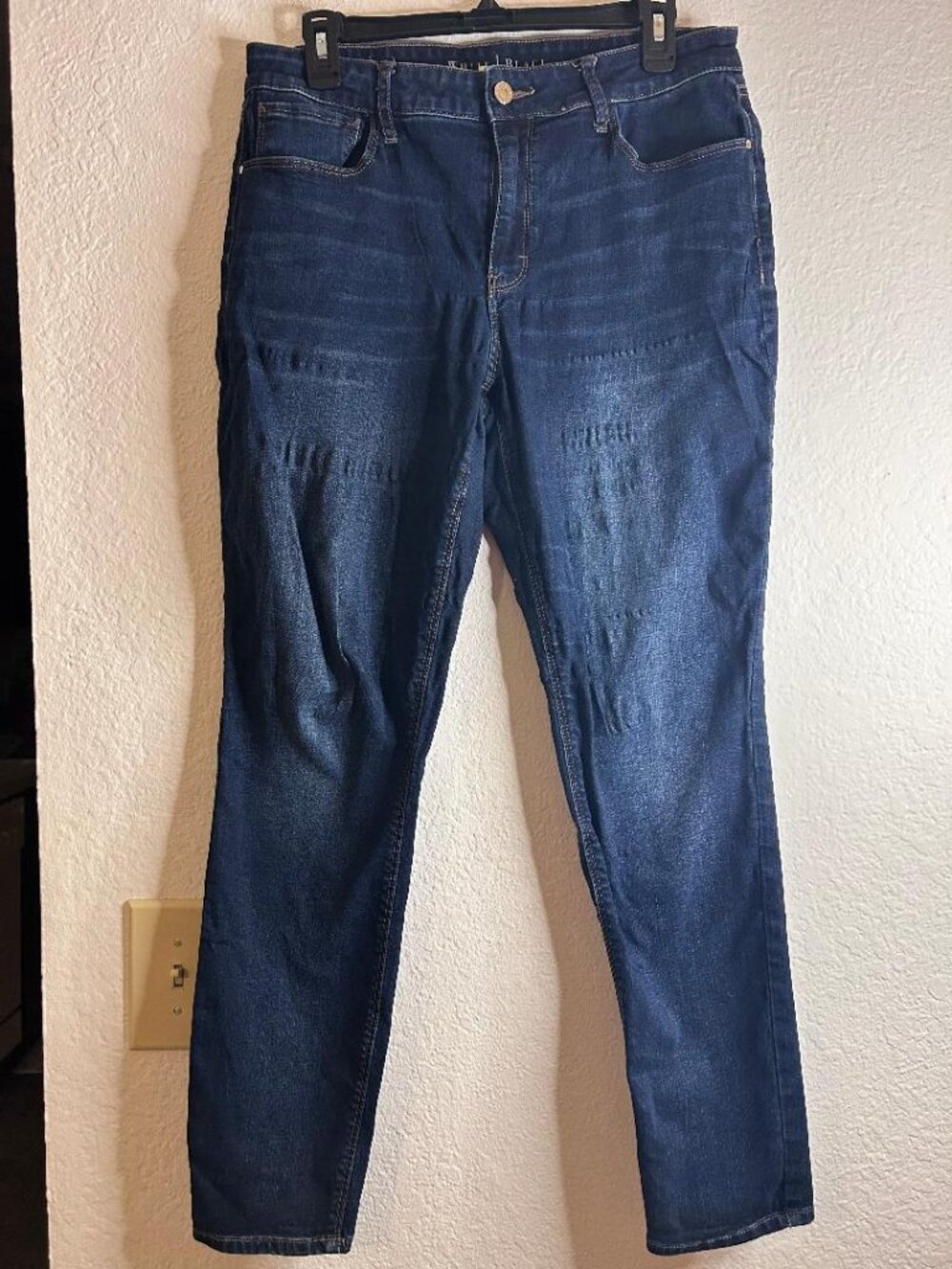 White House Black Market Dark Wash Skinny Jeans Size 10